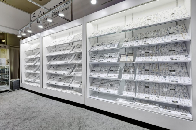 American Fixture & Display showcases at a trade show