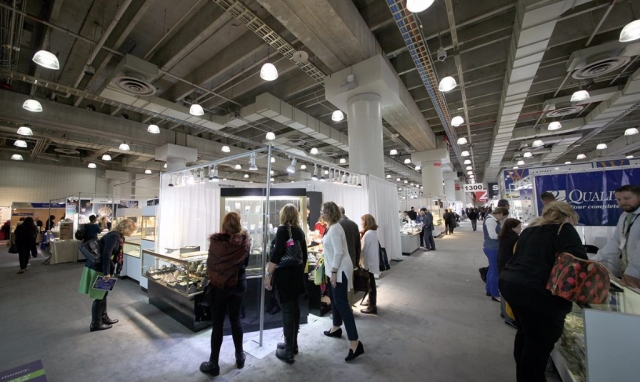 American Fixture & Display showcases at a trade show