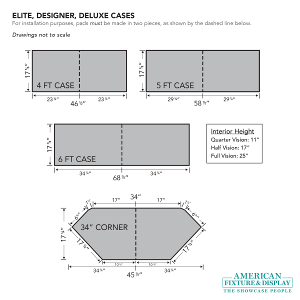Elite, Designer, Deluxe Cases