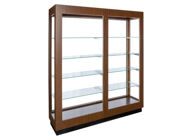 See Thru Wall Case – Walnut