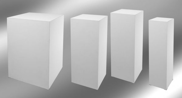 Pedestal Group – White | American Fixture & Display